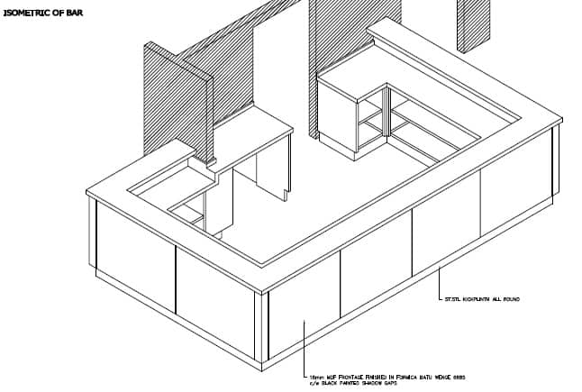 Isometric Bar Plans